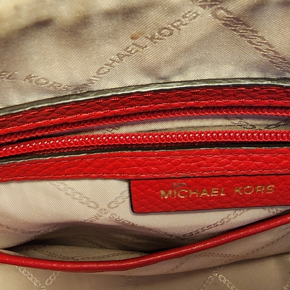 MICHAEL Michael Kors Bedford Legacy Medium Pebbled Leather Dome Satchel' - Picture 5 of 8